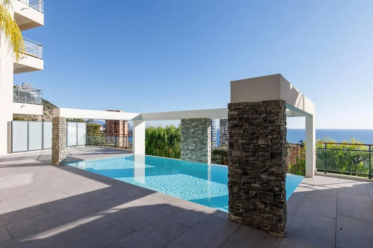 Cipriani-Perle Rare Vue Mer Proche Monaco, Piscine, Parking Beausoleil 0*,  Fransa