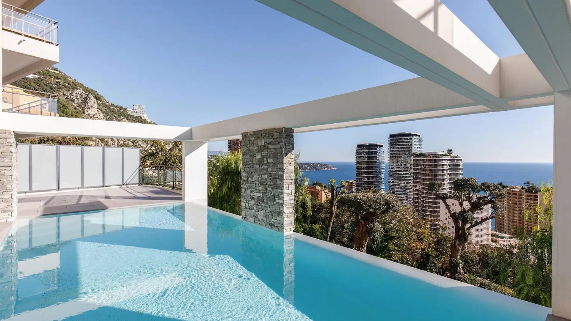 Cipriani-Perle Rare Vue Mer Proche Monaco, Piscine, Parking Beausoleil Lägenhet